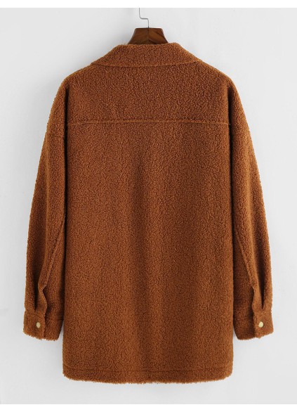 Men's Casual Oversized Coat Long Jacket