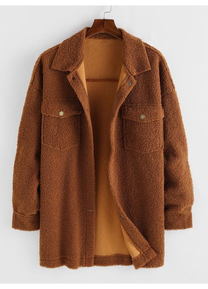 Men's Casual Oversized Coat Long Jacket