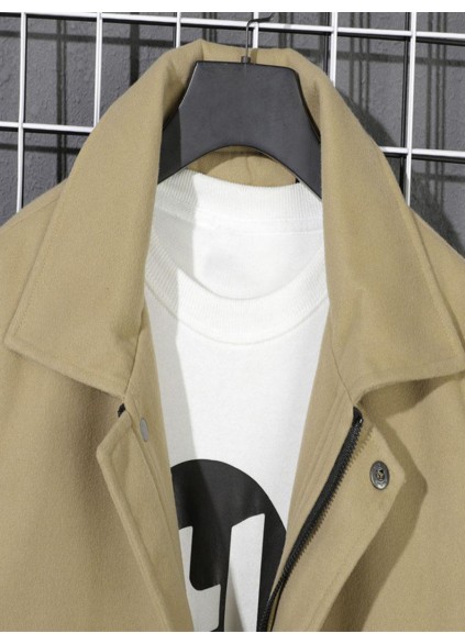 Men's Casual Oversized Coat Long Jacket
