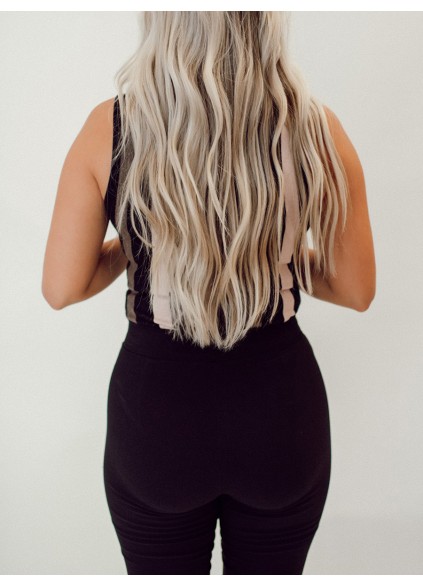Multi color striped jumpsuit