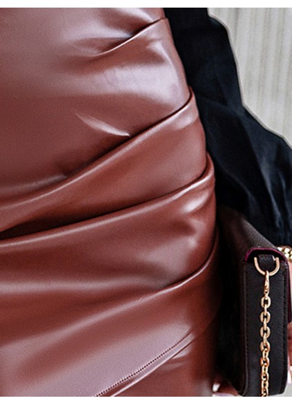 PLEATED BASIC SEXY SKIRTS
