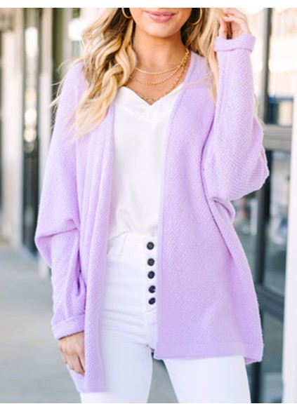 Purple Cardigan