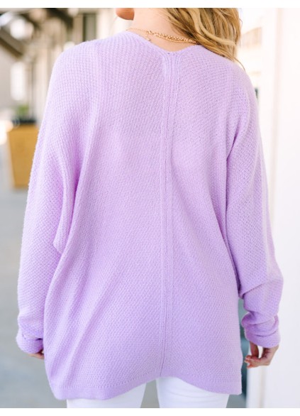 Purple Cardigan