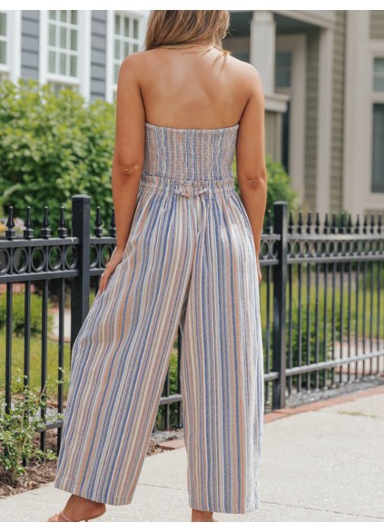 Sexy rompers with striped straps for women