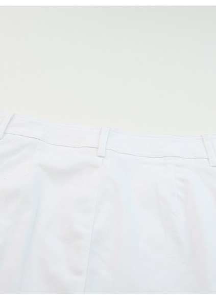 SOLID POCKET BUTTON ZIPPER ACTIVE VINTAGE CASUAL SKIRTS