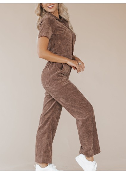 Vintage corduroy jumpsuit for women