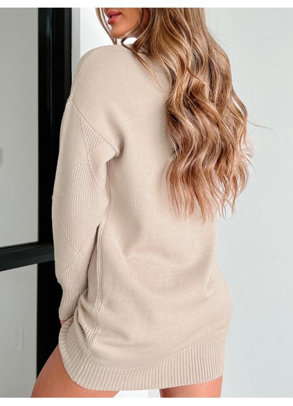 Women Casual Elegant Sweaters Dress
