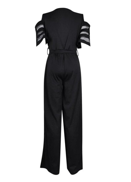 Women's black elegant jumpsuit
