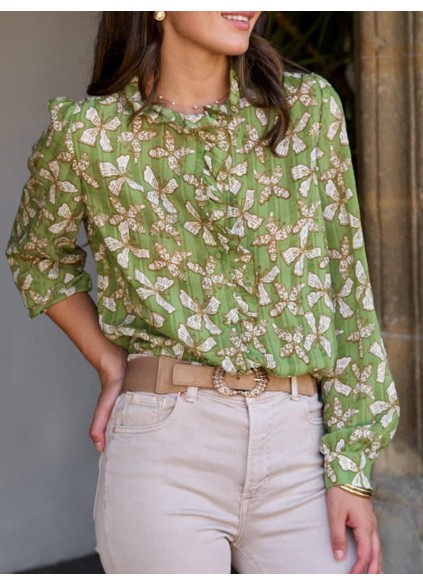 Women's Casual Elegant Long Sleeve Shirt