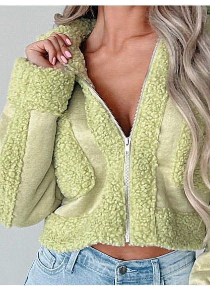 Women's Casual Elegant Plush Jacket Coat