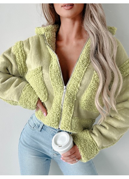 Women's Casual Elegant Plush Jacket Coat