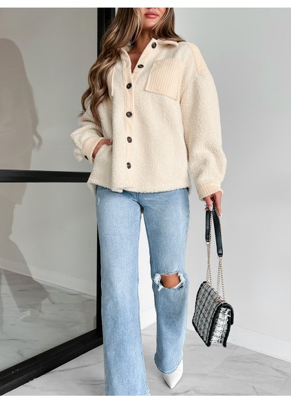 Women's Casual Elegant Plush Jacket Coat
