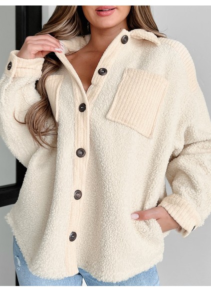 Women's Casual Elegant Plush Jacket Coat