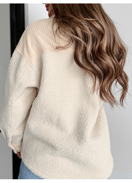 Women's Casual Elegant Plush Jacket Coat