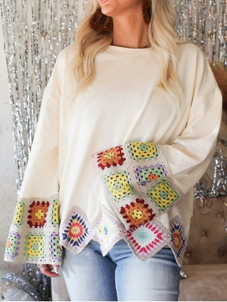 Women's Casual Elegant Print Top Long Sleeves T-Shirts