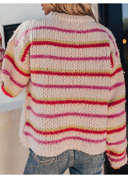Women's Casual Knitted Sweater Top Coat