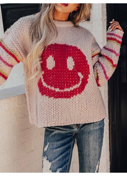 Women's Casual Knitted Sweater Top Coat
