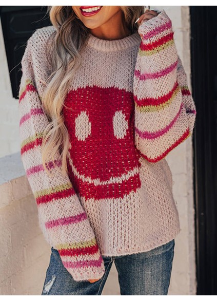 Women's Casual Knitted Sweater Top Coat