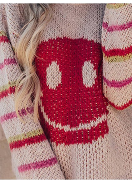 Women's Casual Knitted Sweater Top Coat
