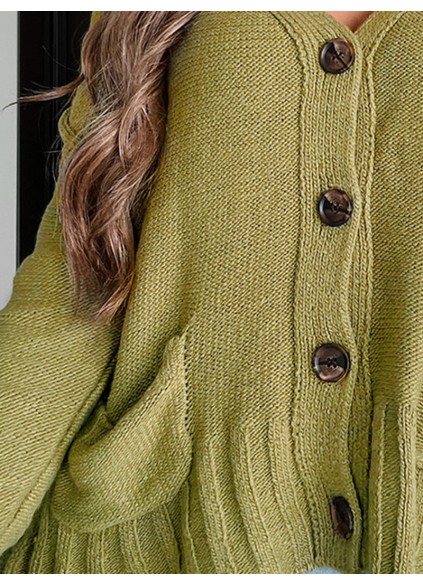 Women's Casual Knitted Sweater Top Coat