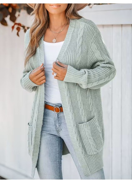 Women's knitted cardigan