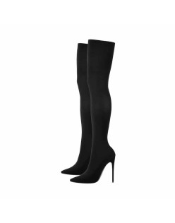Pointy Toe Over The Knee Stockings Boots