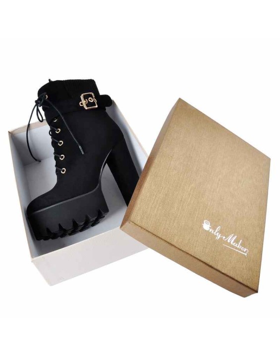 Ankle  Platform High Heel Boots