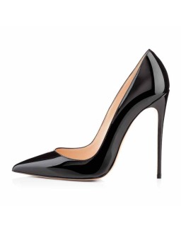 8cm 10cm 12cm Pointed Toe Slip On High Heel Pumps