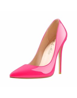 8cm 10cm 12cm Rose Red Pointed Toe Slip On High Heel Pumps