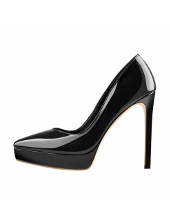 Low Platform Pointed Toe Stiletto Heels Pumps