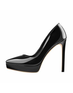Low Platform Pointed Toe Stiletto Heels Pumps