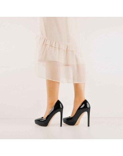 Low Platform Pointed Toe Stiletto Heels Pumps