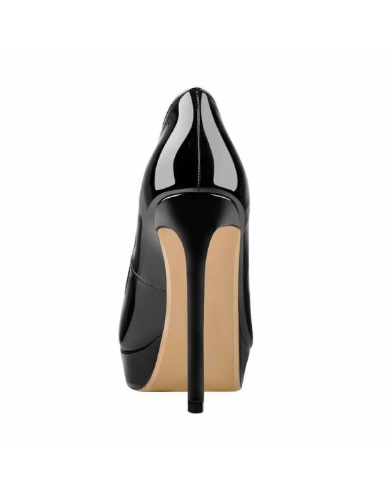 Low Platform Pointed Toe Stiletto Heels Pumps