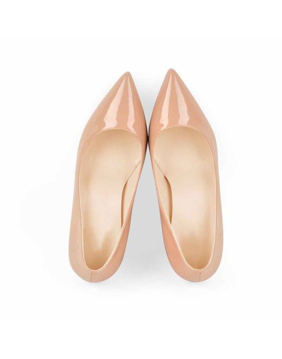 Baby Pink Elegant Classic Women Pointed toe Pumps Chunky Heels