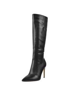 Pointed Toe Stiletto Zip Knee High Boots