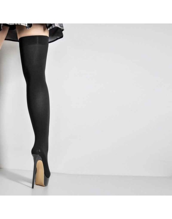 Black Platform High Heel Over the Knee Boots