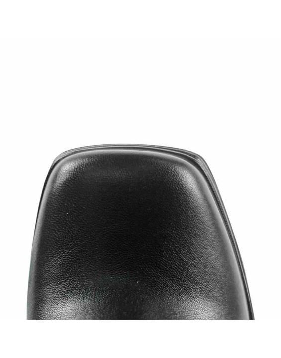Double Platform Block Heel Ankle Boots