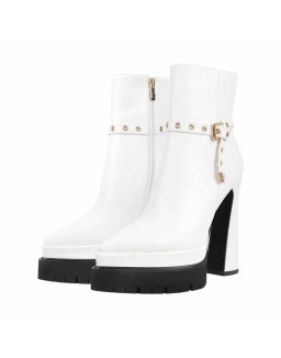 Platform Chunky High Heel Ankle Boots