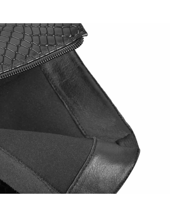 Platform Chunky High Heels Zipper Ankle Boots