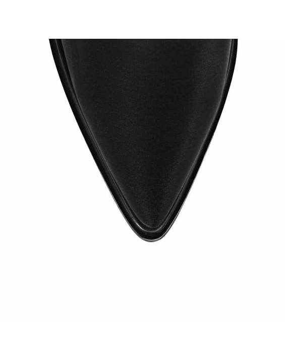 Double Platform Pointed Toe Split Joint Boots