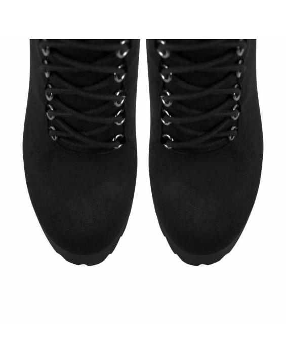 Platform Chunky Heels Lace up Knee High Boots