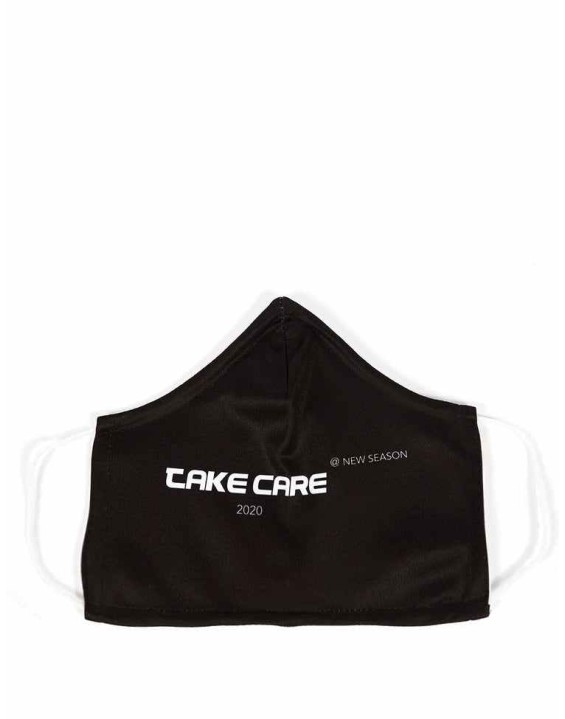 Black Take Care Slogan Fashion Face Mask
