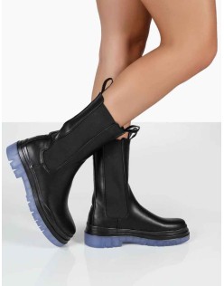 Winter Black Ankle Chealsea Boots