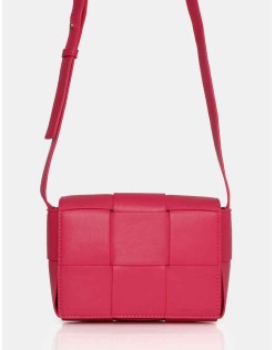 The Gianna Bright Pink Mini Crossbody Shoulder Bag