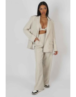 Relaxed Blazer Stone