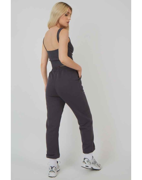 Underbust Longline Top Dark Grey