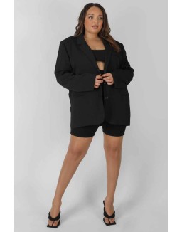 Curve Longline Blazer Black