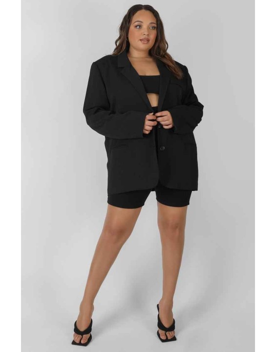 Curve Longline Blazer Black