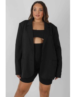 Curve Longline Blazer Black