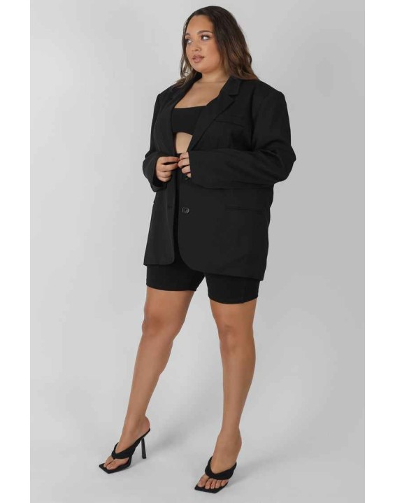 Curve Longline Blazer Black
